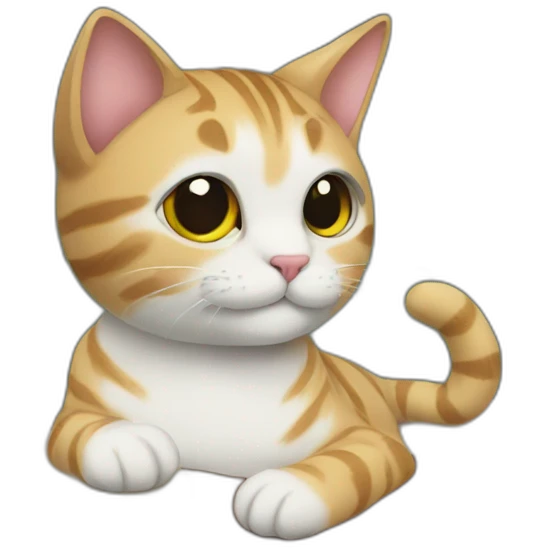a cat and a book emoji
