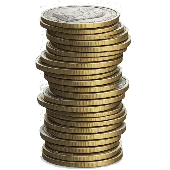 stack of coins emoji