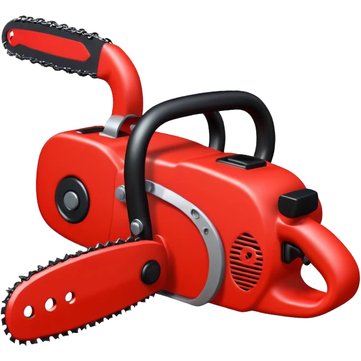 Plush chainsaw emoji