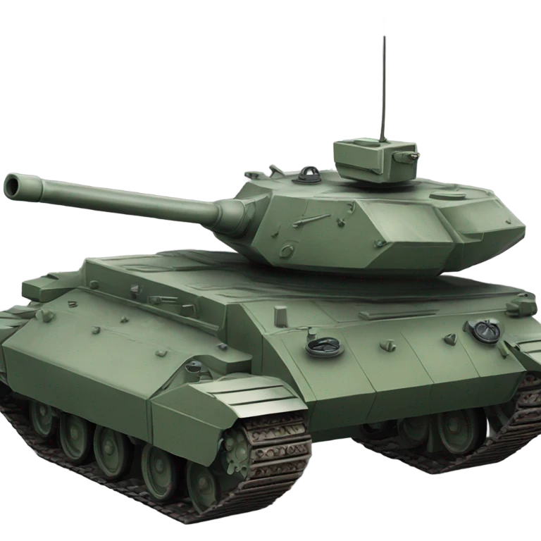 a tank  emoji