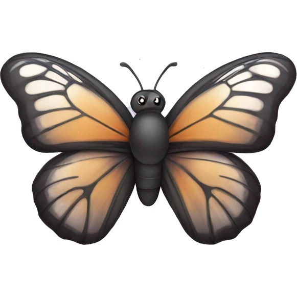 A butterfly with both hands on eye emoji