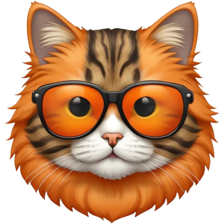 Cat wearing sunglasses emoji