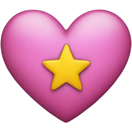 Heart with star emoji