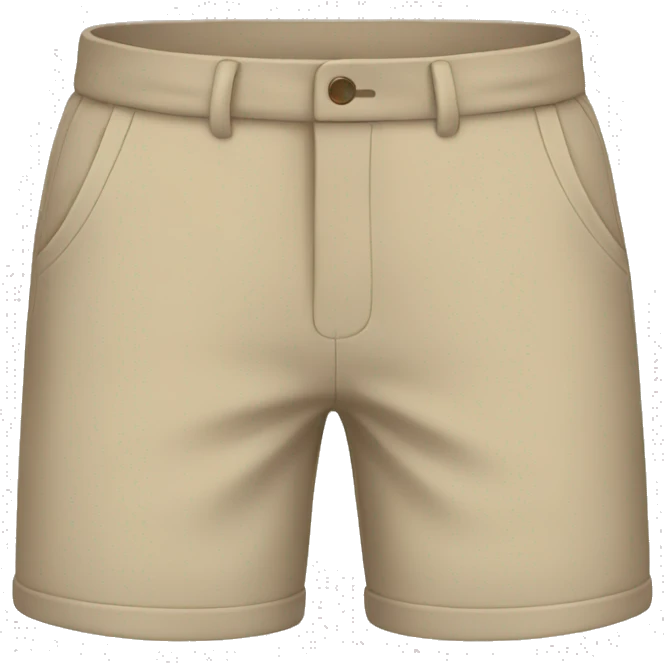 Beige shorts emoji