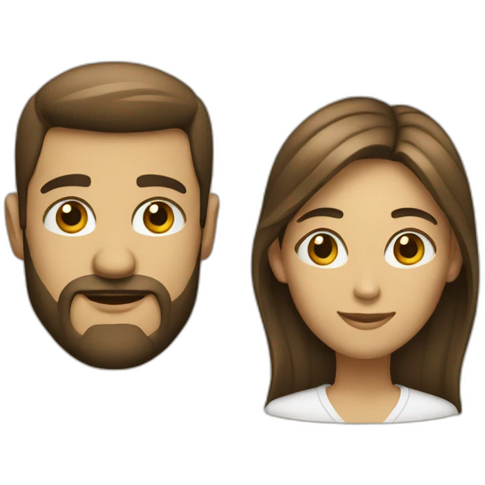 Homme et femme emoji