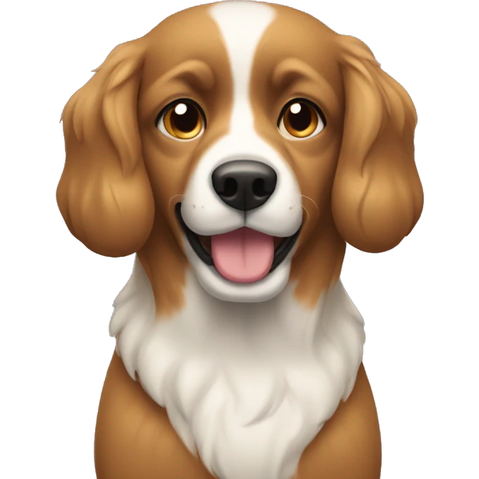 emoji posh cani with hair forward and medium build emoji