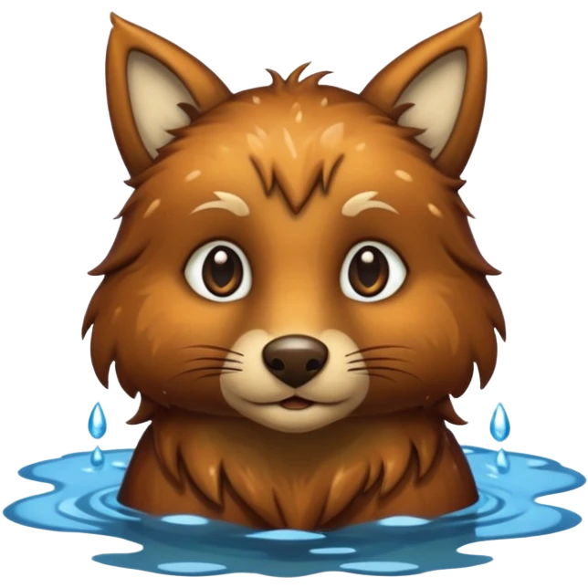 medieval animal in the lake emoji