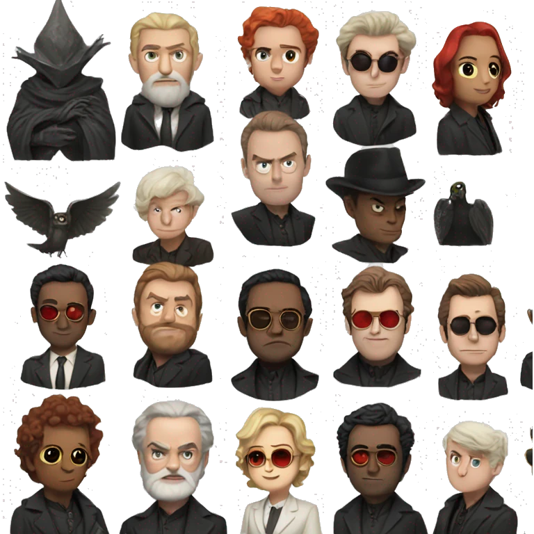 Crowley good omens emoji