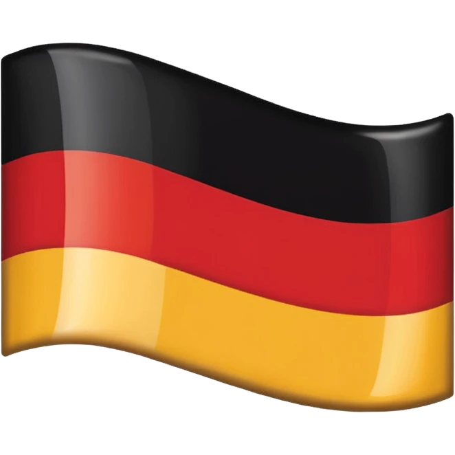 simple and clear Germany flag emoji