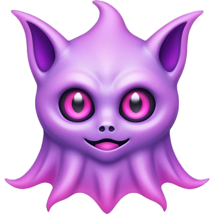 Pokemon legendary purple and pink type ghost emoji