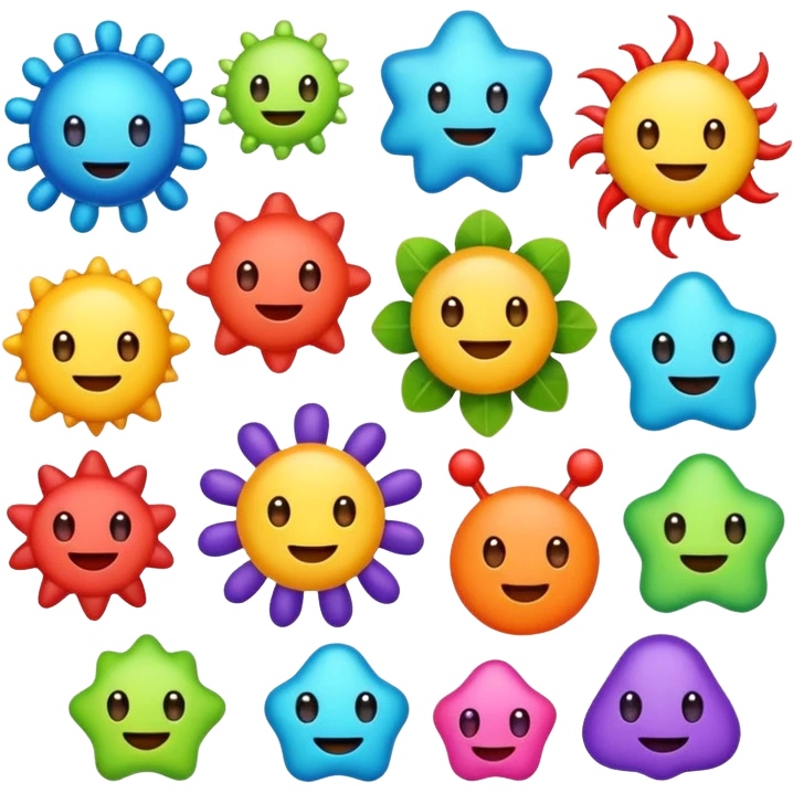 cute virusses emoji