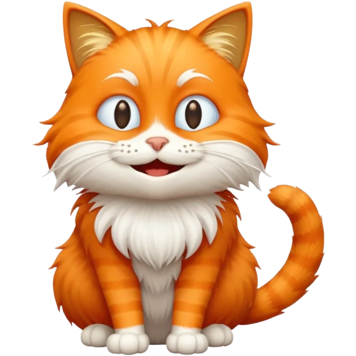 Cat with the lorax emoji