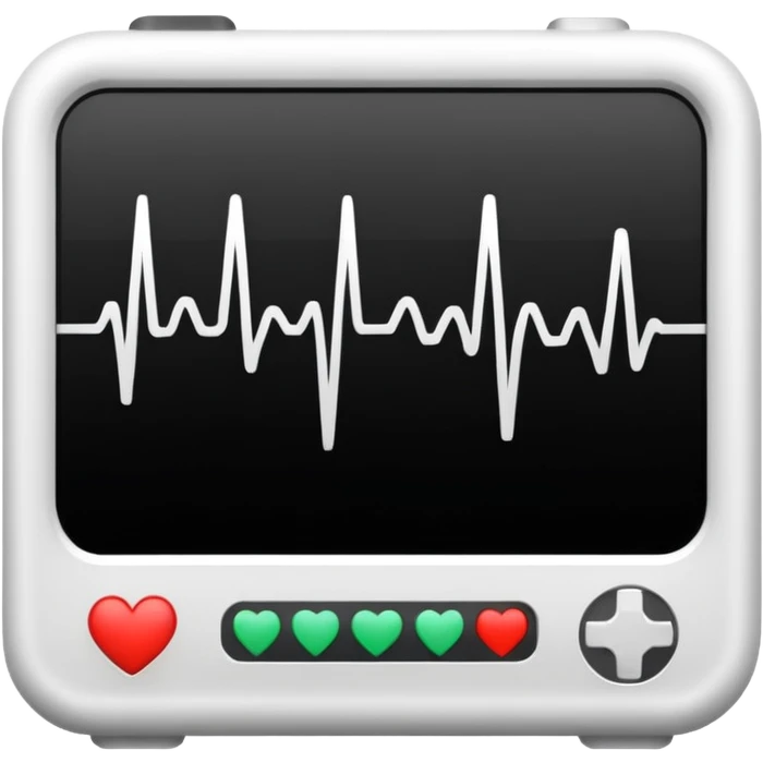 electrocardiogram emoji