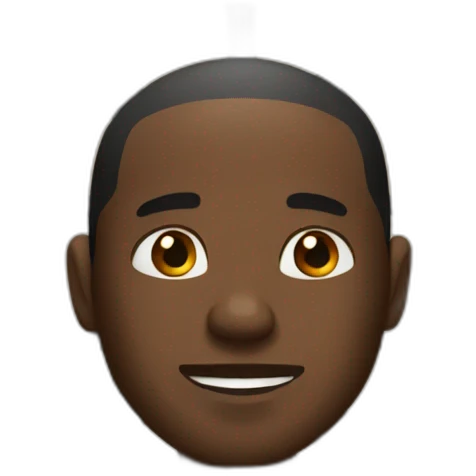 Black man in jail emoji