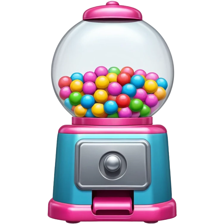 Bubblegum machine emoji