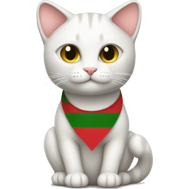 cat with a belarus flag body and a string tail emoji