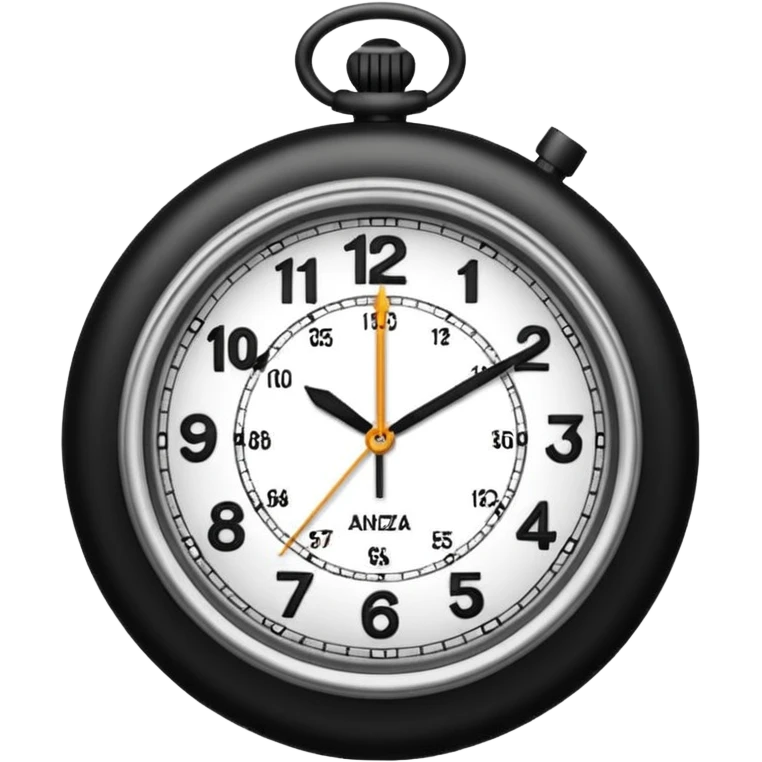 Un reloj sonando al estilo andrez garza emoji