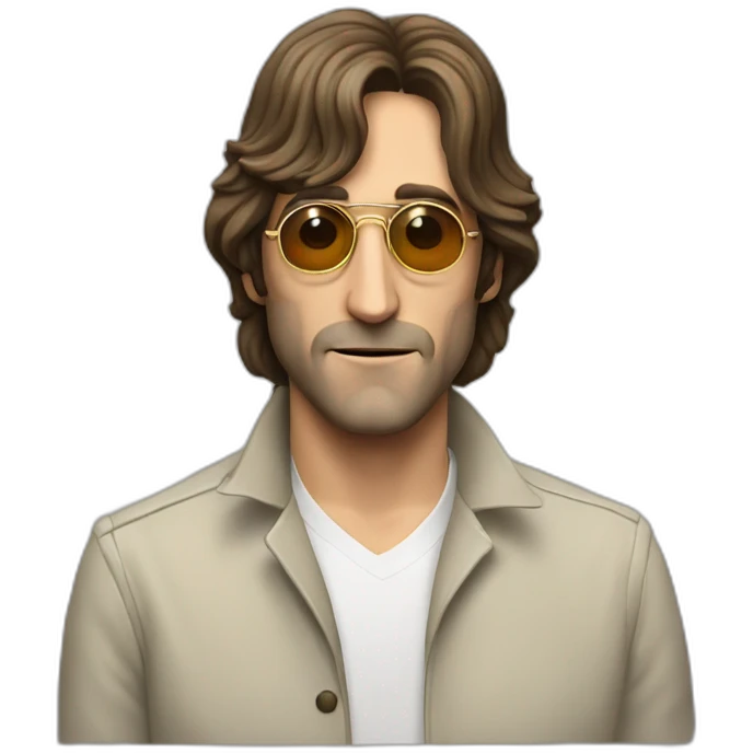 Jhon lennon dedo arriba emoji