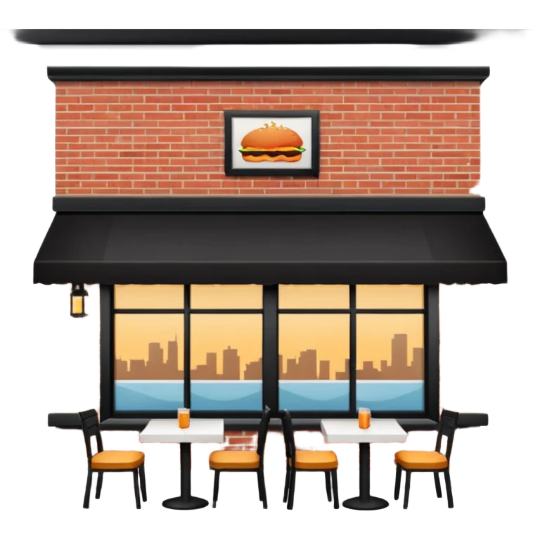 restaurant por fuera emoji