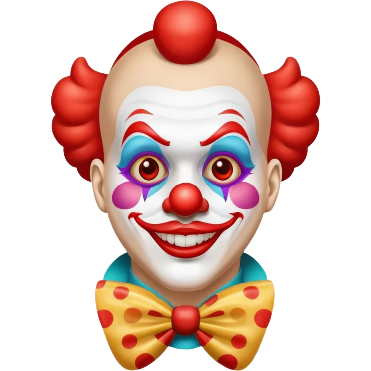 El payaso con la suela roja  emoji
