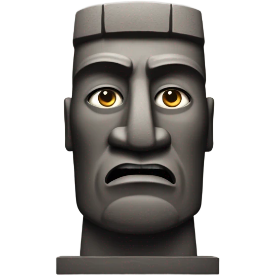 Moai hulk emoji