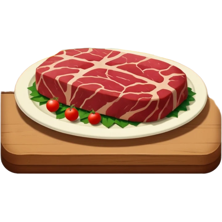 surrealist spam art meat french countryside landscape  emoji