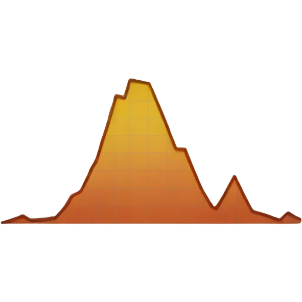 Upwards graph emoji