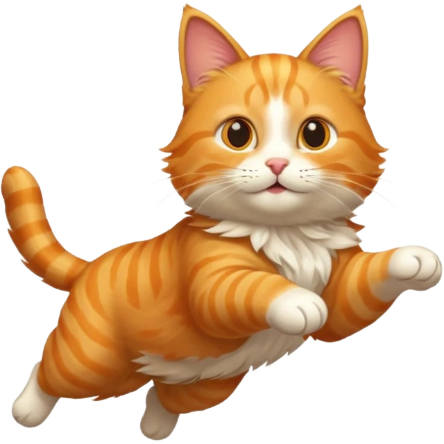 Cat flying emoji