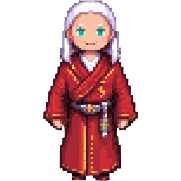 bishop dressed in red emoji