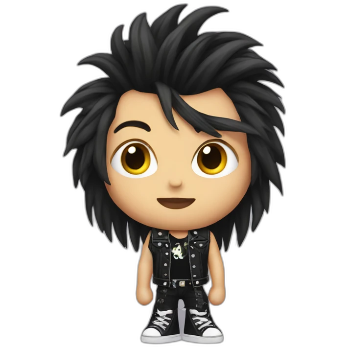 cute punk rocker emoji