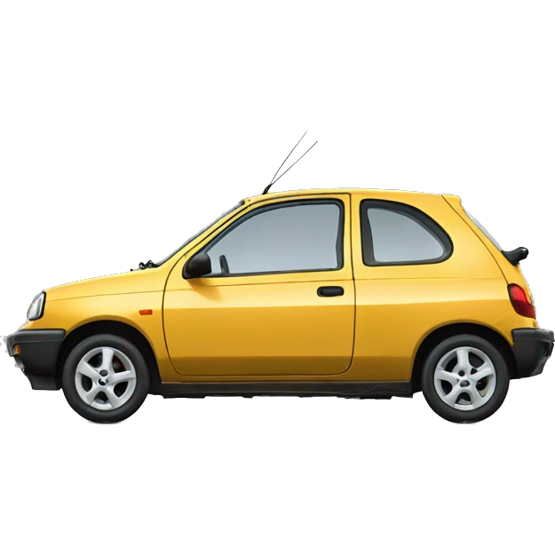 nissan micra 1993 redº emoji