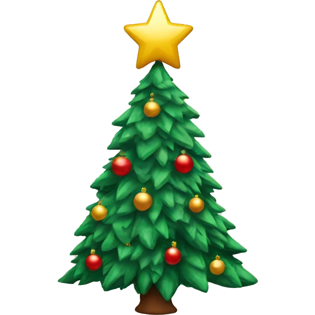 Christmas tree emoji