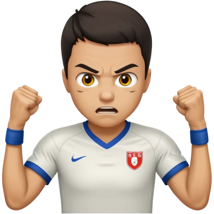 soccer player angry emoji