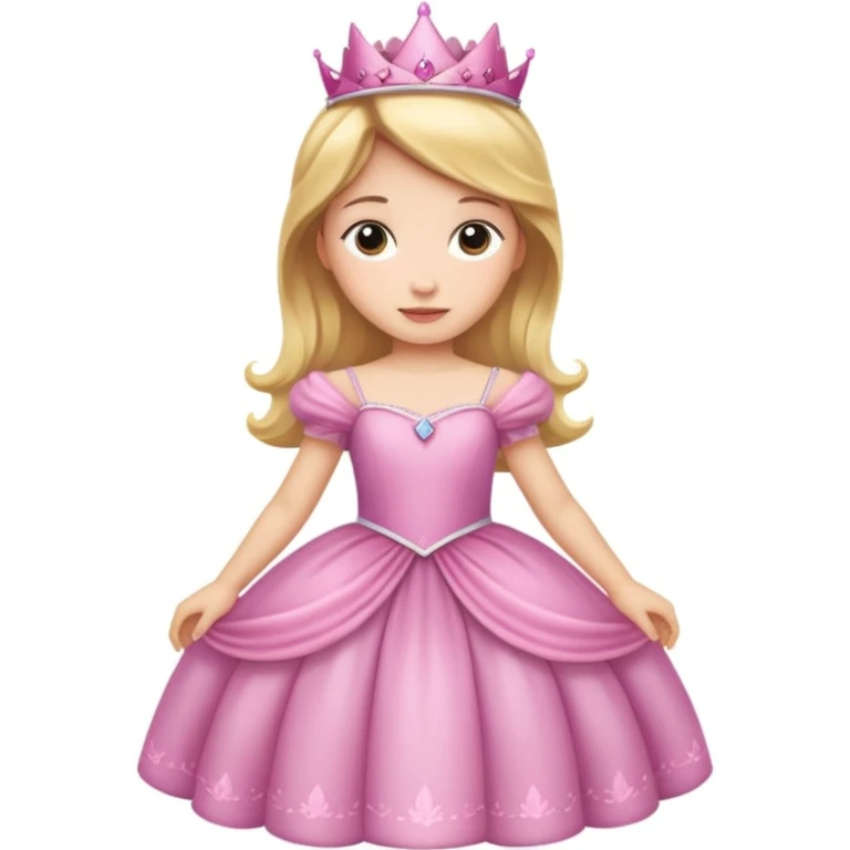 girls in a princess dress emoji