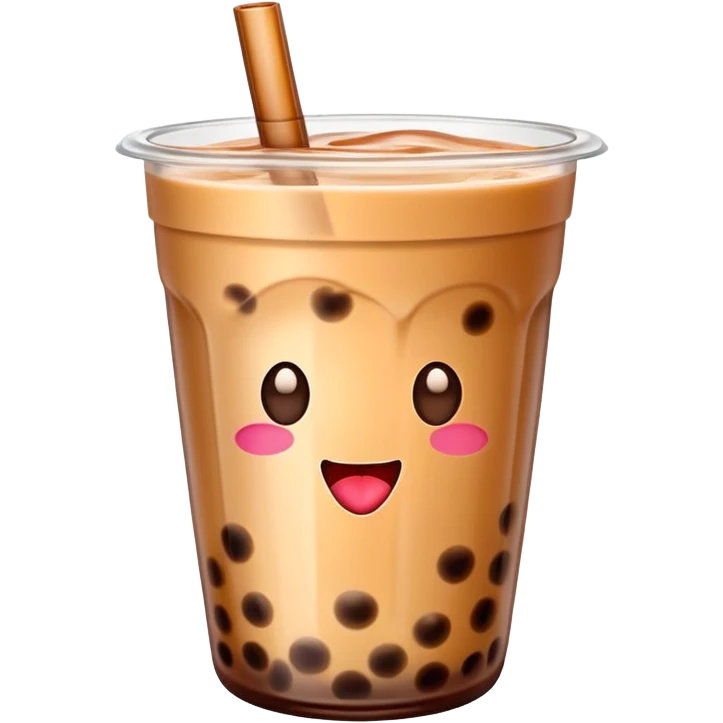 Boba Tea heart react emoji