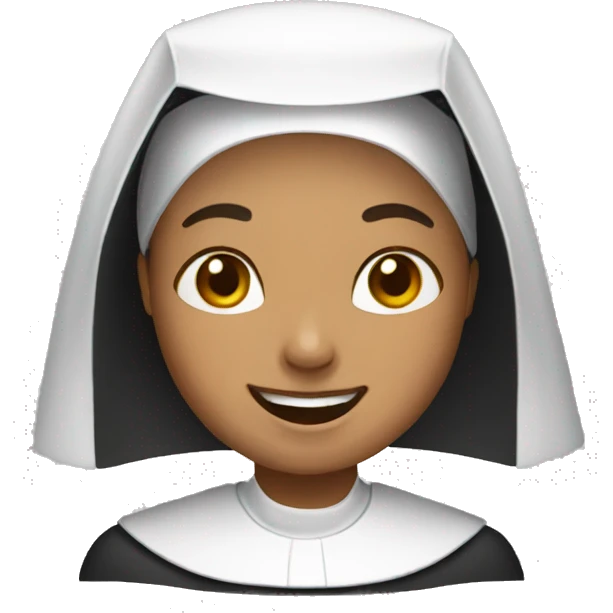 Happy nun emoji