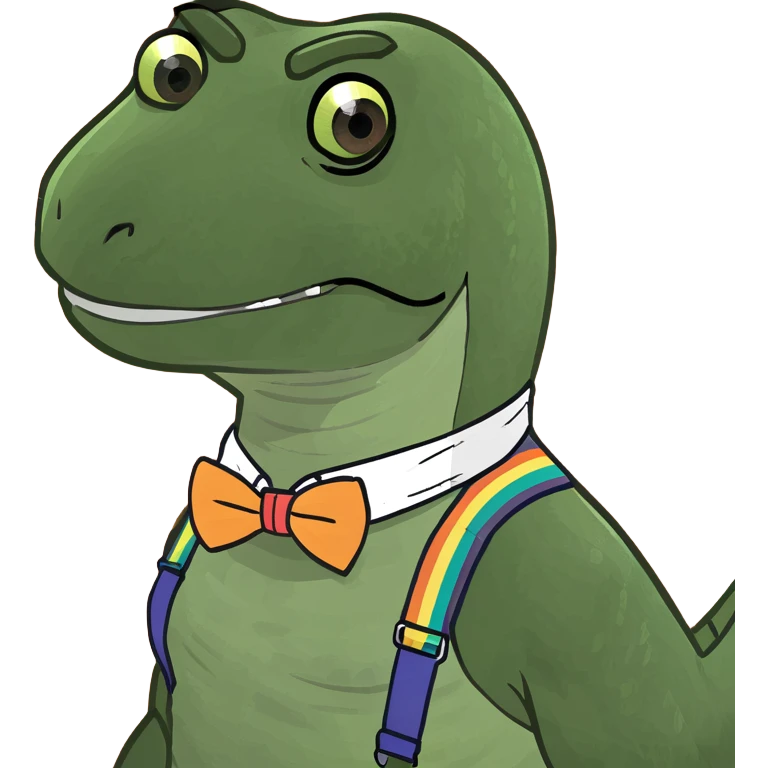 gay velociraptor emoji
