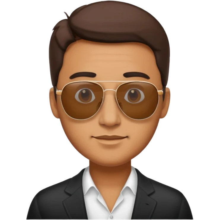 A gentle man with sunglasses emoji