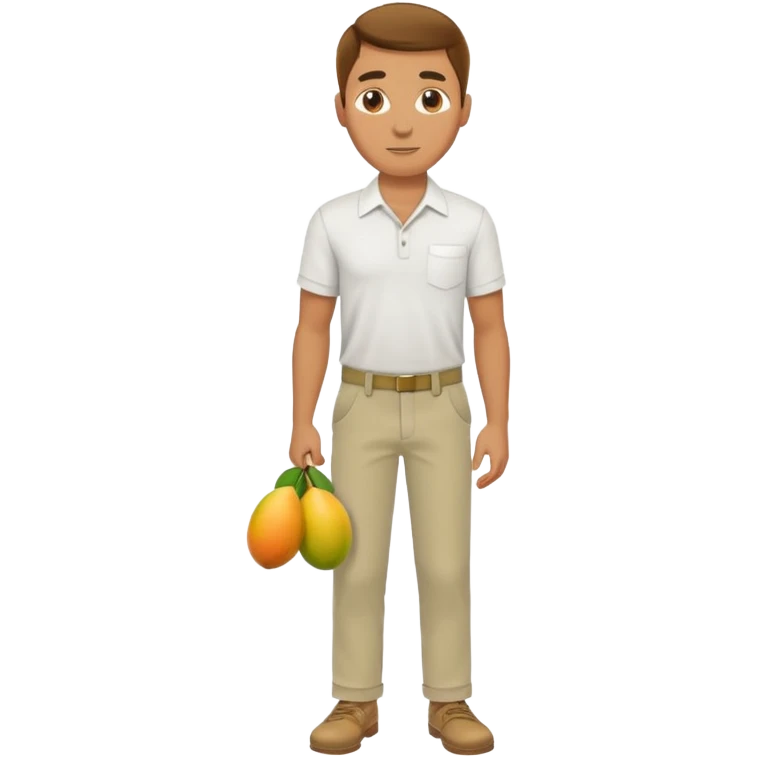 HOMBRE VENDEDOR DE MANGOS CUERPO COMPLETO emoji