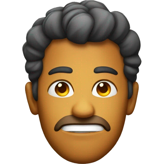 Smolder face emoji