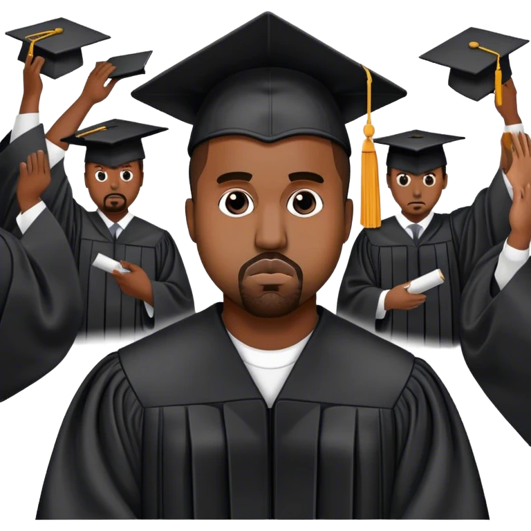 Kanye graduation album emoji