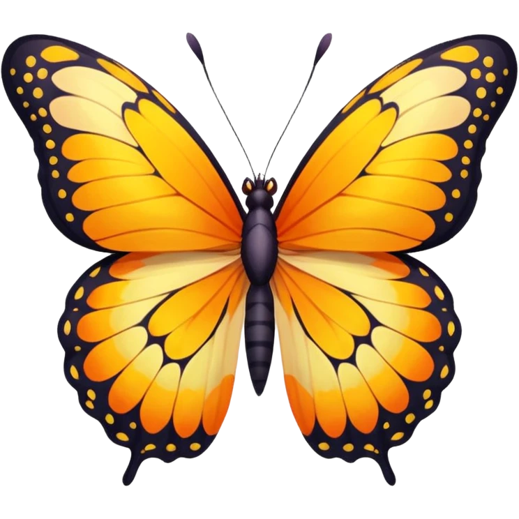 butterfly on flower emoji