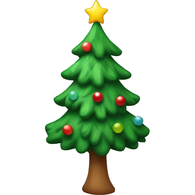 Christmas tree￼ emoji