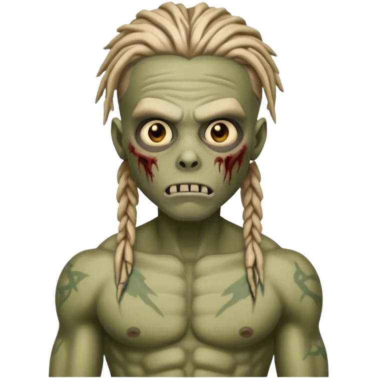 make a zombie boy that has dreads and dont make him too frail emoji