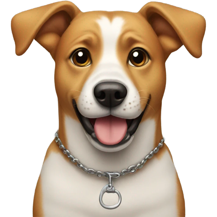 Dog with zipper mouth  emoji