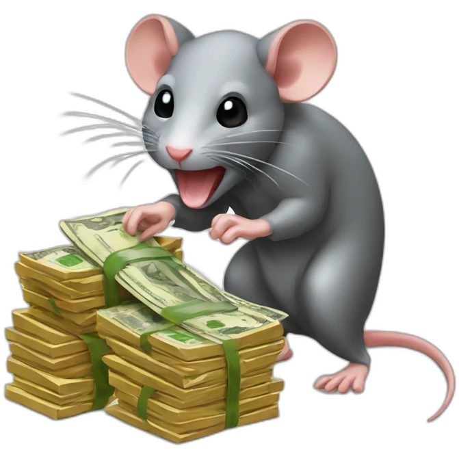 rat-stealing-money emoji