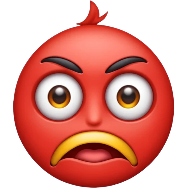 crea una imagen con un emoji Furioso emoji