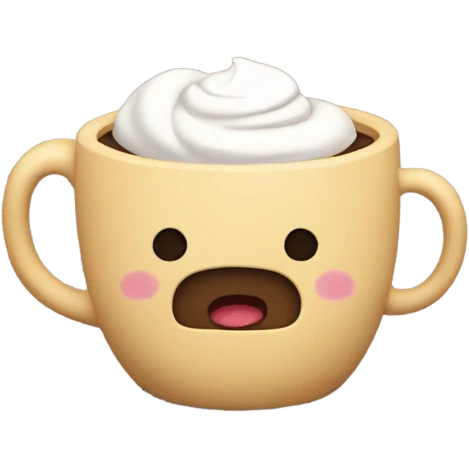 Squishmallow holding a coffee emoji