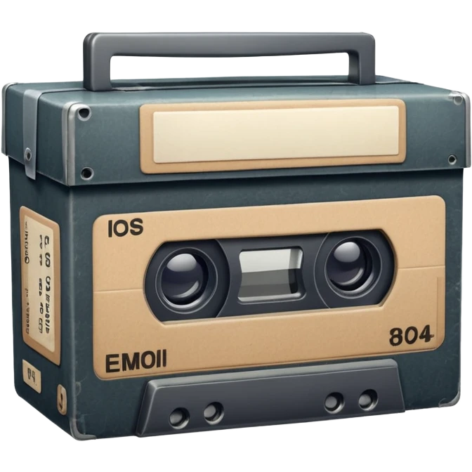 Old videotape box  emoji