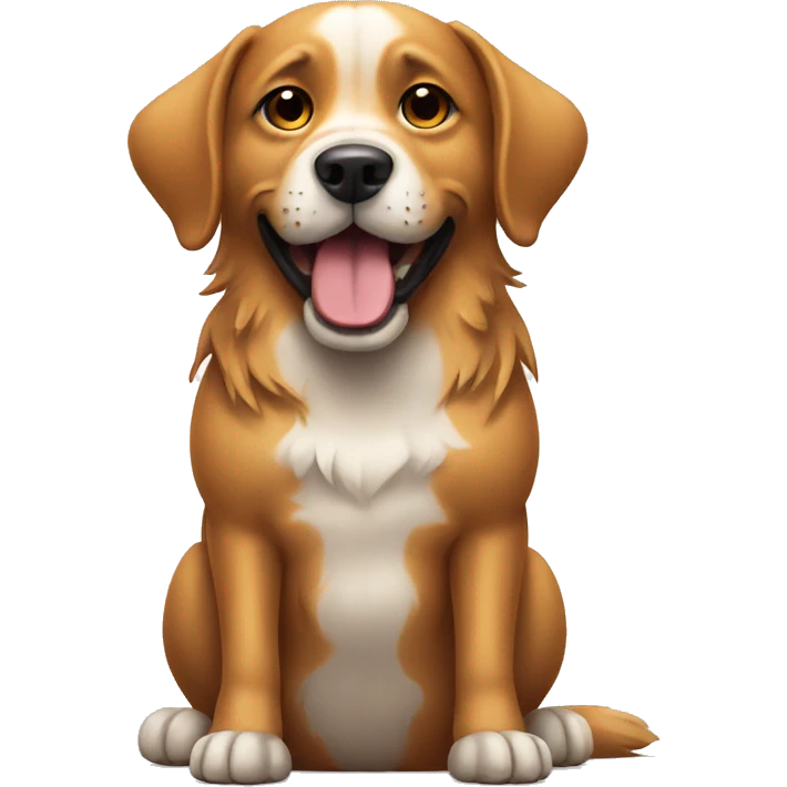 DOG WITH BALL emoji